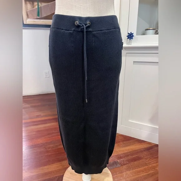 Brunello Cucinelli Navy Cotton Skirt - Picture 5 of 10